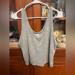 Colsie Gray Sleeveless Women's Top Size: XL